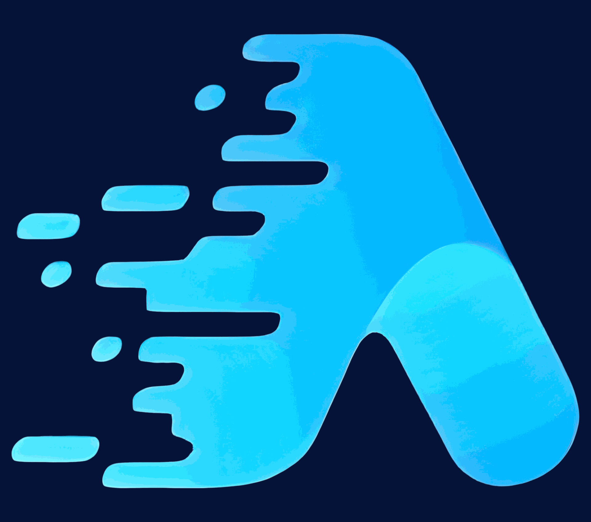 Account-Techs company logo, blue and white colors, circular